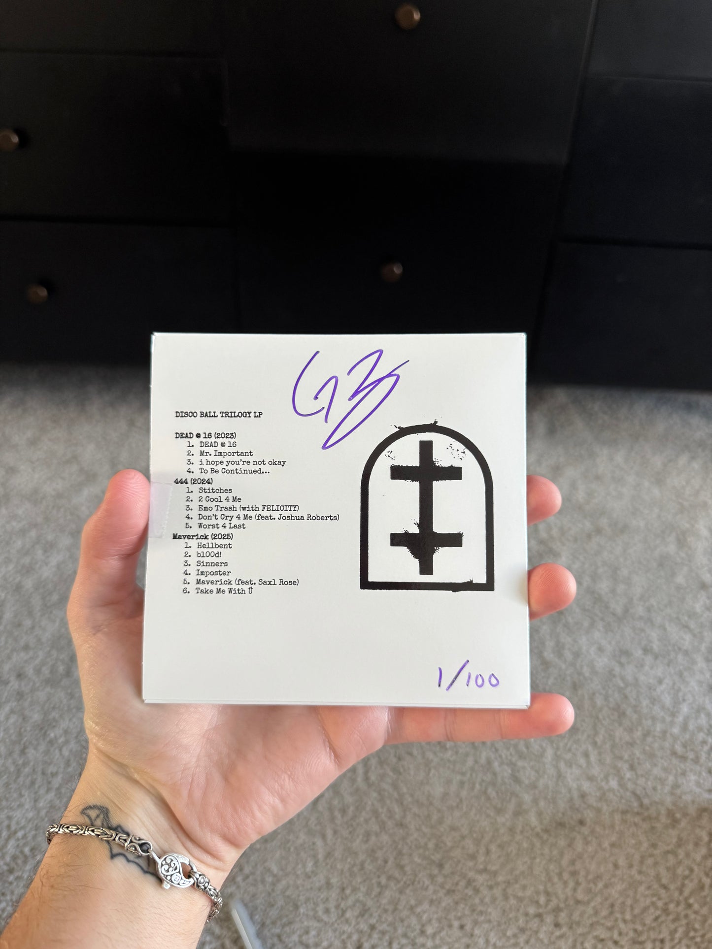 Autographed Disco Ball Trilogy CD
